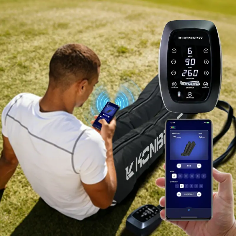 KONBEST Leg Compression Boots 9690K with App Remote Control