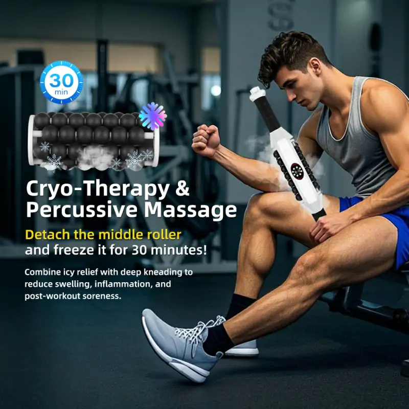 Electric Rolling Percussive Massage Stick RM02 desc