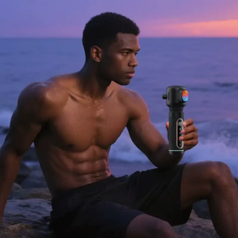 KONBEST JM020 Heating and Cooling Massage Gun des1