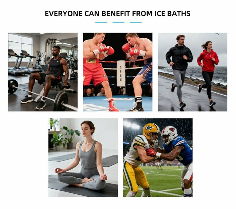 KONBEST Ice Bath Tub with Chiller CB02 Applications