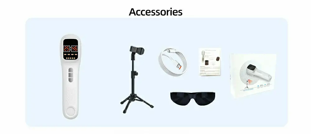 KONBEST Handgerät für Rotlichttherapie (Paket)