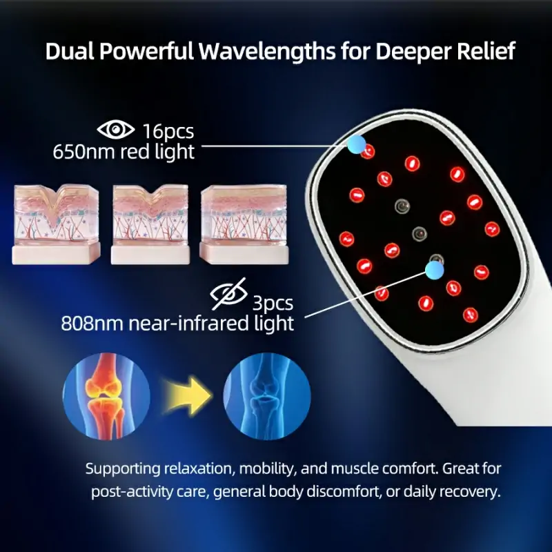 Dispositivo portátil de terapia de luz roja KONBEST RL101