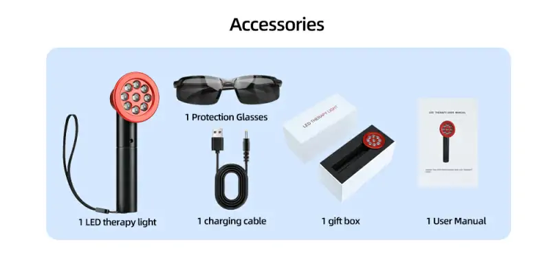 KONBEST Rotlichttherapiegerät RL105 Paket