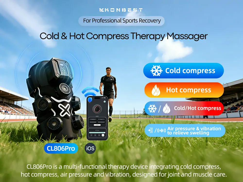 KONBEST Cold & Heat Contrast Therapy Knee CL806Pro desc