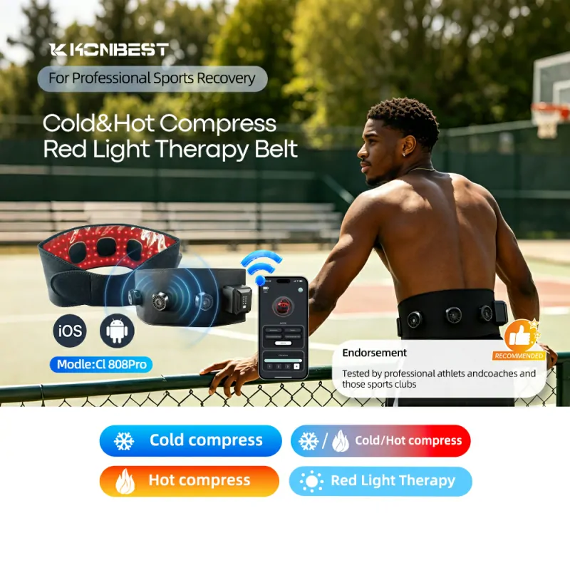 Cold & Hot Compress Red Light Therapy Belt desc1