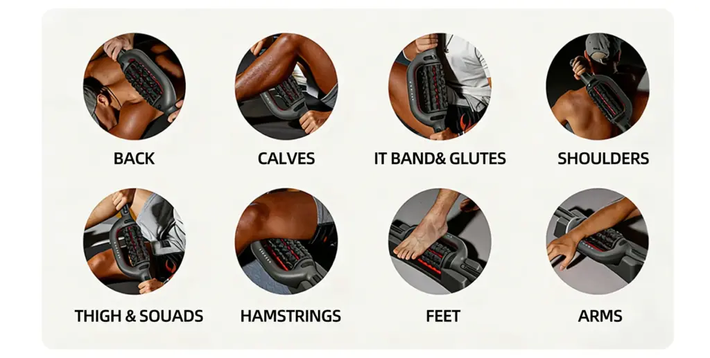 KONBEST RM04 Red Light Full body Fascia Roller des4