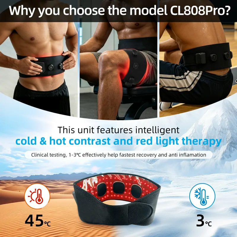 Cold & Hot Compress Red Light Therapy Belt