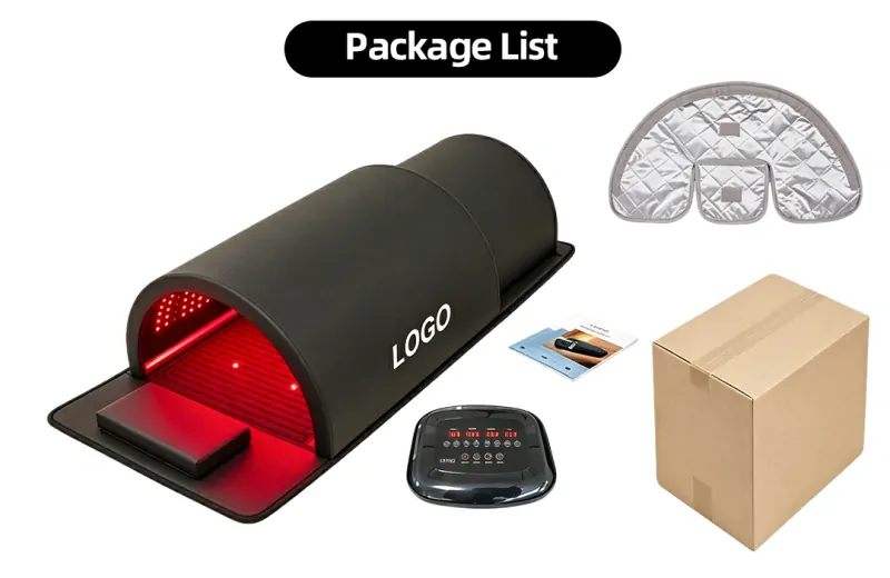 RL301 Red Light Infrared Sauna Dome Package List