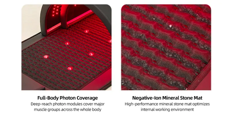 RL301 Red Light Infrared Sauna Dome desc5